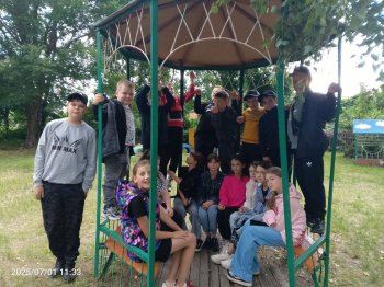 Открытие 2 смены пришкольного лагеря