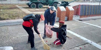 Акция «Чистый памятник»